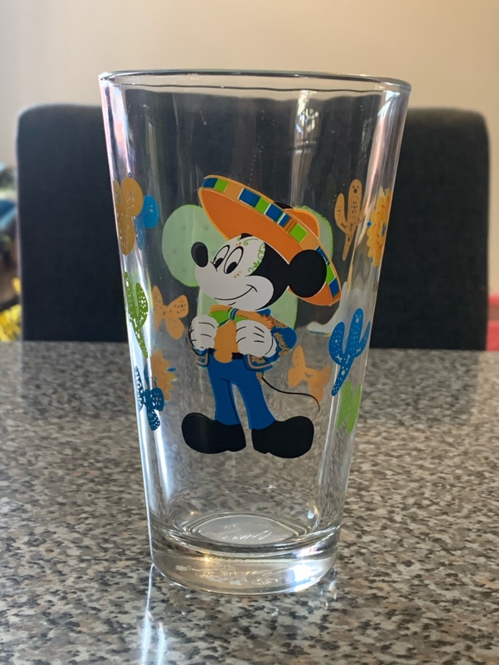 Disney’s Mickey Mouse Fiesta Pint Glass - Blue, Orange, Green, Yellow